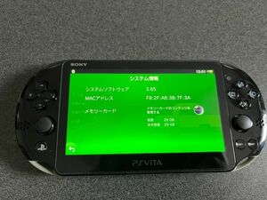 PSVITA 2000 カーキブラック メモリーカード32g