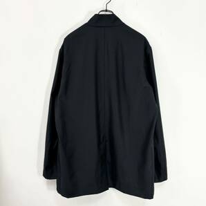 1円〜【超美品】Loro Piana ウールジャケット スタンドカラー カバーオール チョア ネイビー 54 イタリア製 ロロピアーナ 最高級の画像2