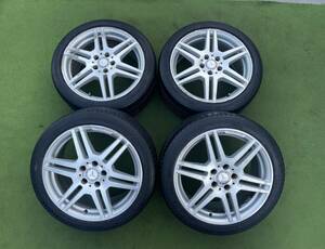 ◆希少！メルセデス・ベンツAMG 純正◆ 18x8.5J+48/PCD:112/5穴◆4本ULTRA SPEED. 245/40R18. Eクラス W212 S212等