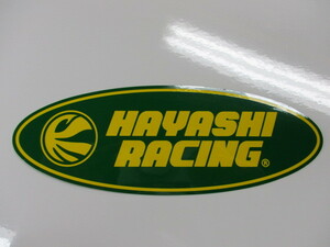 ［3906］HAYASHI RACING/ハヤシレーシング ステッカー 楕円型 (大)
