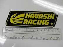 ［3907］HAYASHI RACING/ハヤシレーシング ステッカー 角型 (大)_画像4