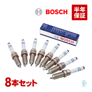 BOSCH製 ベンツ W463 X253 プラチナイリジウム スパークプラグ 8本セット(1台分) G550 G63 GLC63 2701590600 0041597503 0041596803