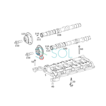 ベンツ W204 W212 W207 R172 カムシャフトアジャスター インテーク側 C180 C200 C250 E250 SLK200 2710501400 2710503347 出荷締切18時_画像3