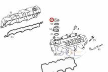 W124 W207 W210 W211 W212 W219 エンジンオイルフィラーキャップ メルセデスベンツ Eクラス CLSクラス 0000101285 出荷締切18時_画像5