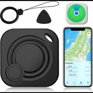 スマートタグ 紛失防止タグ 探し物 スマートトラッカー Bluetooth 新品未使用　大人気　 小型　 黒　 iPhone 