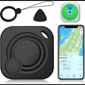 スマートタグ 紛失防止タグ 探し物 スマートトラッカー Bluetooth 新品未使用　大人気　 小型　 黒　 iPhone 