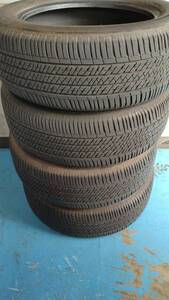 【即落札設定】235/55R18 ECOPIA H/L422 Plus 中古　4本　2017年製 BRIDGESTONE　エコピア　235/55/18 ハリアー ヴァンガード