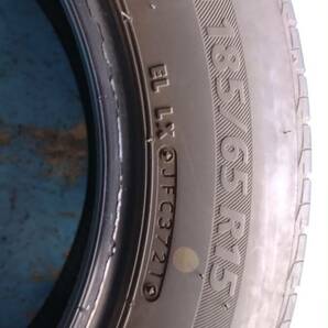 【即落札設定】★2021年製★ 185/65R15 BRIDGESTONE ネクストリー 中古 2本 185/65/15 NEXTRY エコピア アクア ノート イスト Bb デミオの画像2