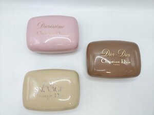 ディオール石鹸 Christian Dior 石鹸 ソープ せっけん3点セット ミスディオール ディオリッシモ オーソバージュ J278