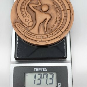 岡本太郎 オリジナルレリーフ 日本国有鉄道民営化 記念メダル「出発」1987年 昭和62年メダル 新幹線 国鉄 コレクションメダル J241-1の画像7