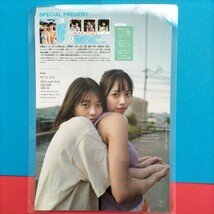 【グラビア/水着グラビア/ラミネート加工】菊地姫奈、大槻りこ　1枚2面_画像3