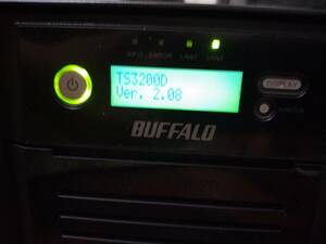 【中古】BUFFALO TeraStation/テラステーション TS3200DN 起動ディスク付電源ケーブル付、LED表示有、鍵オプション36