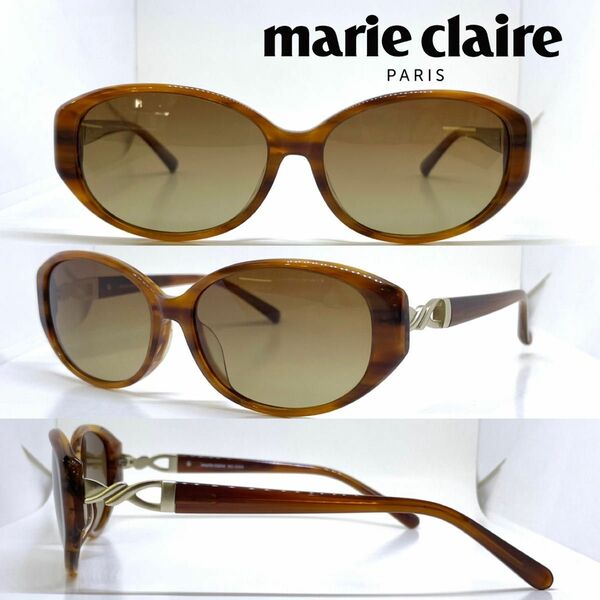 marie claire マリクレール 偏光 サングラス MC5065 BRササP ブラウンササ BRH偏光 ブラウンハーフ偏光