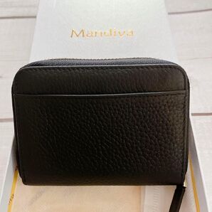 ブラック ミニ財布 カードケース レディース 本革 スキミング防止 小銭入れ