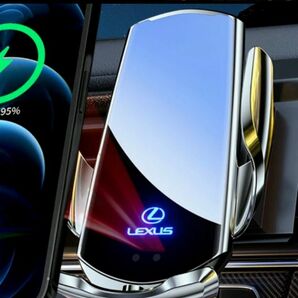 【超レア1点限り!早い者勝ち!送込】LEXUS専用車載ロゴ入電光スマホホルダー