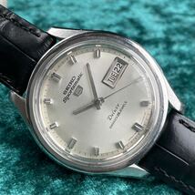 14ビンテージ 精工舎 SEIKO セイコー Sportsmatic DELUXE 7619-9010 25石 文字盤 風防 綺麗 スポーツマチック デラックス 機械式自動巻 SS_画像1