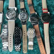 34ブランド 機械式&クォーツ まとめ 13本山 可動品も含む 機械式x5 クォーツx8 ELGIN SKAGEN D&G GAGA MILANO.etc 訪問買い取り品_画像6