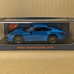 スパーク 1/43 ポルシェ 911 カレラS マイアミブルー 991.2 Spark 1/43 MINIMAX Porsche 911 Carrera S 991.2 Miami Blueの画像3