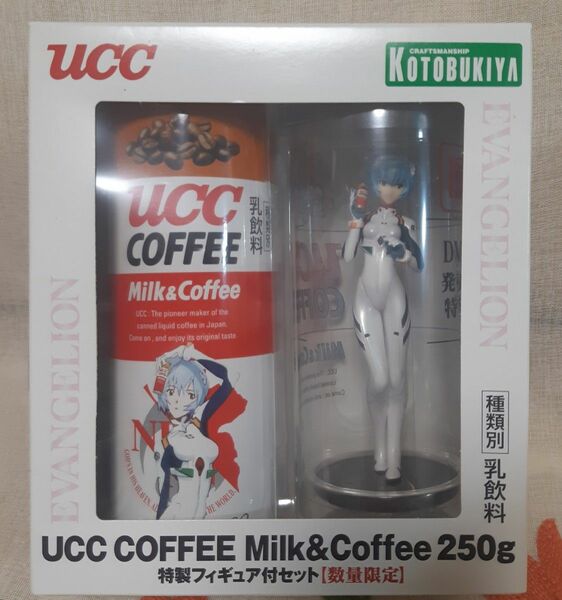 数量限定　UCC　綾波レイ　特製フィギュア付きセット