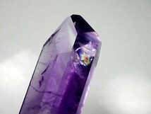 ファントムアメジスト 紫水晶 原石結晶　Amethyst レーザーポイント ワンド 送料無料 No.18_画像4