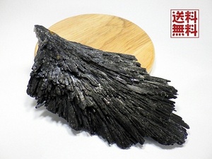 特大 ブラックカイヤナイト １１ｃｍ 結晶 Kyanite 原石 ブラジル産 送料無料 NO.０７