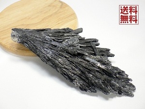 特大 ブラックカイヤナイト １１ｃｍ Black Kyanite 藍晶石 結晶 原石 ブラジル 産 送料無料 NO.０６