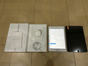 極美品　 iPad mini5 Wi-Fi+Cellular 64GB シルバー SIMフリー　おまけ付き 