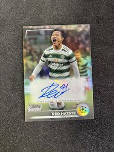 旗手怜央 2022-23 Topps Stadium Club Chrome Refractor Reo Hatate Auto Celtic 直筆サインカード