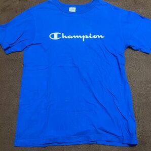 チャンピオン　 Tシャツ 半袖Tシャツ 半袖 メンズ XL LL 綿100% ブルー　青　 Champion 大きめ　家着　