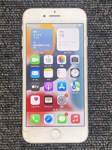 ■□ 1円～ ジャンク iPhone8 64GB SIMフリー ロックOFF ios15.0.2 ホワイト バッテリー容量87％ ≪5665≫ □■