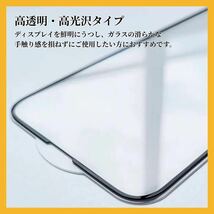 【２枚入】iPhone15 Pro ガラスフィルム 9H 全面保護 傷防止 高透明 高品質 液晶保護 画面保護 クリアフィルム_画像2