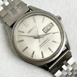 SEIKO MATIC セイコーマチック 8306-8000 自動巻き DIASHOCK 30JEWELS メンズ腕時計 イルカ デイデイト 稼働品 