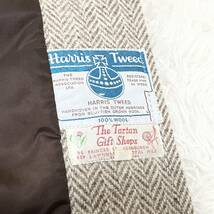 1円〜 希少XL位 ハリスツイード HARRIS TWEED ロングコート ステンカラーコート ツイード ウール ヘリンボーン ロング丈 レディース LL 14_画像7