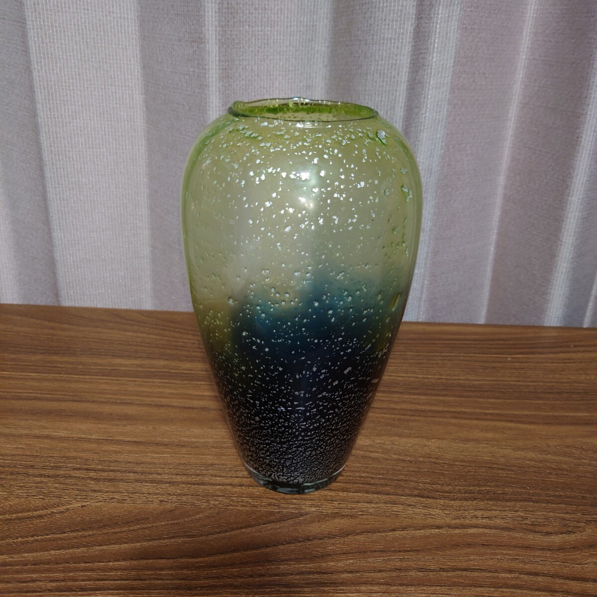 KAMAY GALERIE Kamei Glas handgefertigte Glasvase Vase Urne, Möbel, Innere, Innenausstattung, Vase