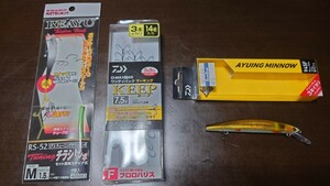 【美品】Daiwa ダイワ アユイングミノー94SF 鮎友釣りルアー AYUING MINNOW 94SF・D-MAX鮎SS・カツイチ:REAYU セット【3点セット】