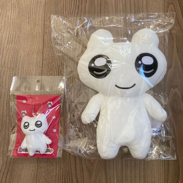 独ヲタアッキー でかシロウぬいぐるみ & ちびシロウマスコットキーチェーン 新品 未開封 独オタアッキー