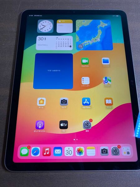 21660 iPad Air4世代　64GB ブラック　Wi-Fiモデル　中古品　※本体のみ