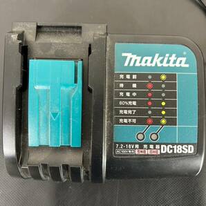 3-99 makita マキタ 充電器 DC18SD AC100V専用 BL1815N バッテリー 通電・動作未確認 画像分 現状品 返品交換不可の画像3