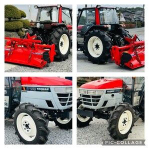 YANMAR AF33 パワステ エアコン 4WD 33馬力 ロータリーの画像9