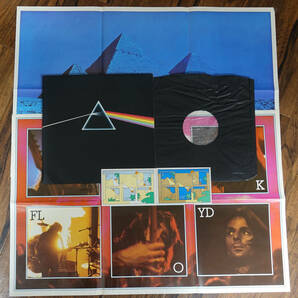 極上品! UK Original 初回 HARVEST SHVL 804 Blue Triangle The Dark Side of the Moon / Pink Floyd MAT: A2/B2 完品の画像4