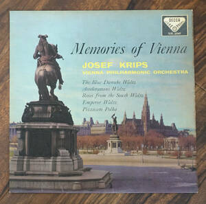 英DECCA SXL 2047 ED1 『Memories Of Vienna』 ヨーゼフ・クリップス
