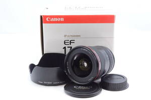 【美品】Canon キヤノン EF 17-40mm F4 L USM ズームレンズ 元箱つき #2403007