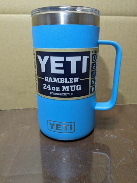 YETI イエティ ランブラー 24ozマグ マグスライダー リーフブルー