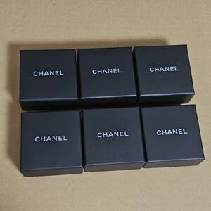 CHANEL　シャネル　空箱　6点セット　イヤリング　ピアス　ブローチ用　アクセサリー箱