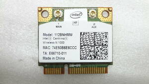 複数在庫 無線LANカード Intel Centrino Wireless-N 1000 112BNHMW 中古動作品(w454)