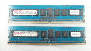  several stock server for memory CENTURY PC4-17000 DDR4-2133 15-15-15 8G 2 sheets set A3016-5P made in Japan used operation goods (w492)