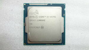 複数在庫 CPU Intel Core i5-4570S 2.9Ghz SR14J LGA1150 中古動作品(ｗ468)