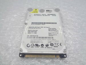 WD WD2500BEVE 2.5型HDD 250GB IDE 中古動作品(H639)