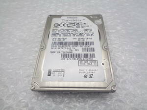 HITACHI HTS548060M9AT00 2.5型HDD 5400RPM 60GB IDE 中古動作品(HN1056)