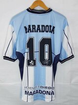 R175〇FILA/フィラ DIEIO MARADONA/ディエゴ・マラドーナ 引退記念試合モデル ユニフォーム サッカー ゲームシャツ Lサイズ_画像2